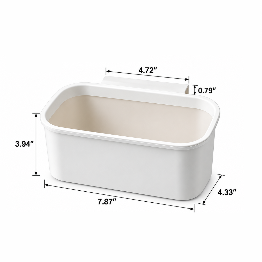 Wall-Mounted Storage Box – Space-Saving Hanging Organizer in Assorted Color